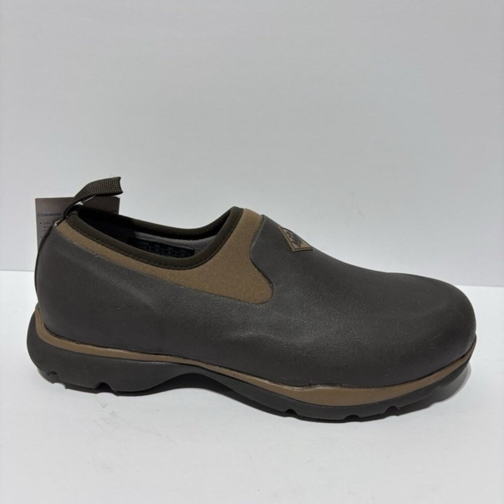 Muck Men’s Excursion Pro Low Slip-On Shoes Brown, Size 10 M